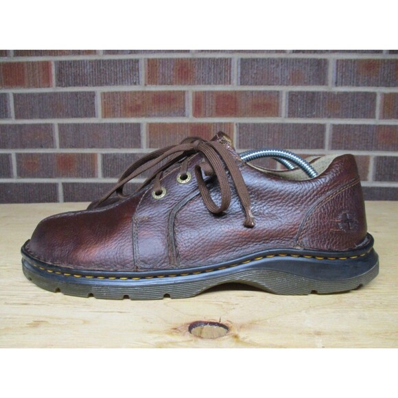 Dr. Martens Mens 10 Brown Leather Ripley Shoes Lace Up Oxford Sneakers Womens 11 main image 4